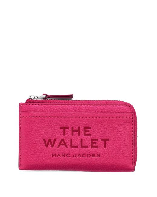 Marc Jacobs Pink Zip-Top Chain Wallet