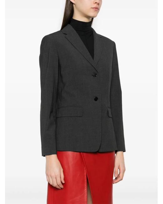 Theory Black Single-Breasted Blazer