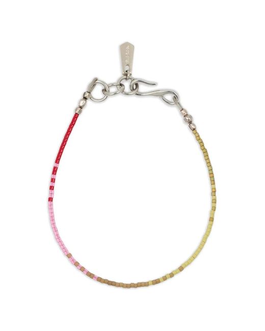 Paul Smith White Beaded Bracelet for men