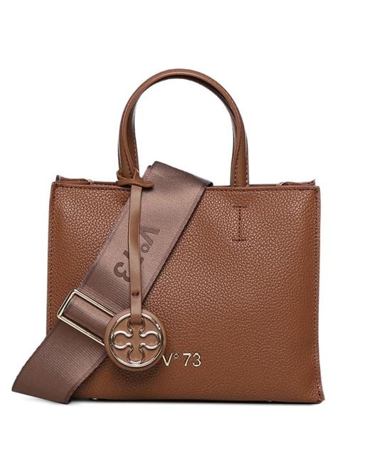 Borsa A Spalla Blake di V73 in Brown