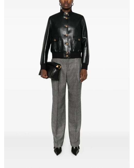 Twinset Black Button-Fastening Pocket Jacket