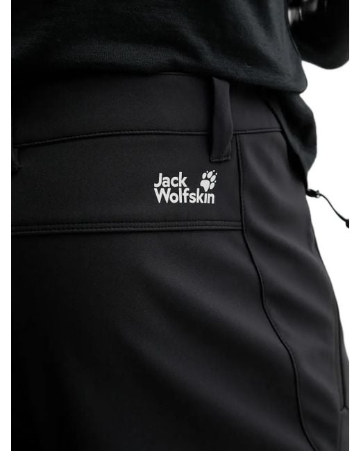 メンズ Jack Wolfskin Trek Terrain パフォーマンスパンツ Black