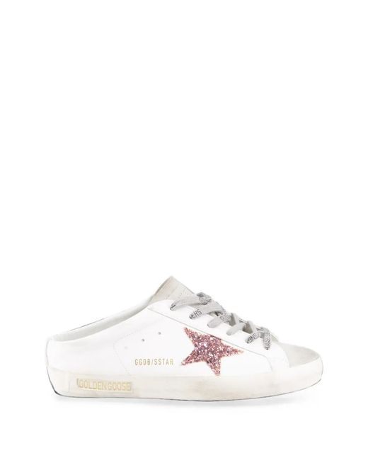 Golden Goose Deluxe Brand Pink Super-star Sabots Sneakers