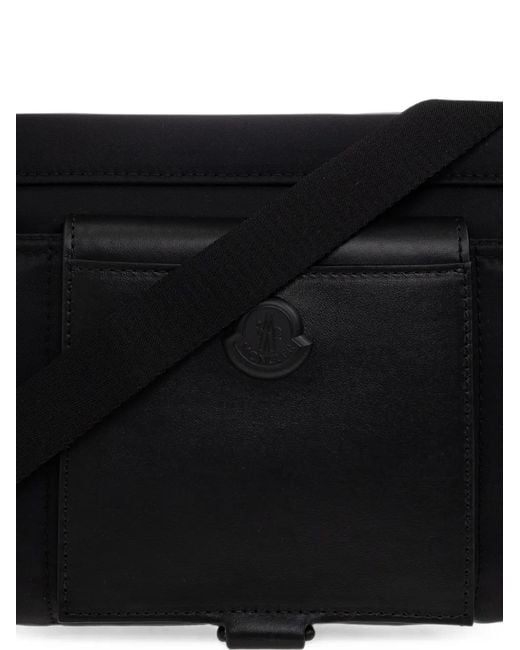 Moncler Purple Kenton Drill Messenger Bag for men