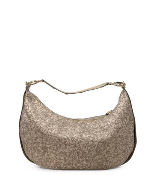 Borbonese Gray O.P. Print Bag