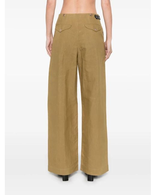 Pantalon À Coupe Droite Nanushka en coloris Natural