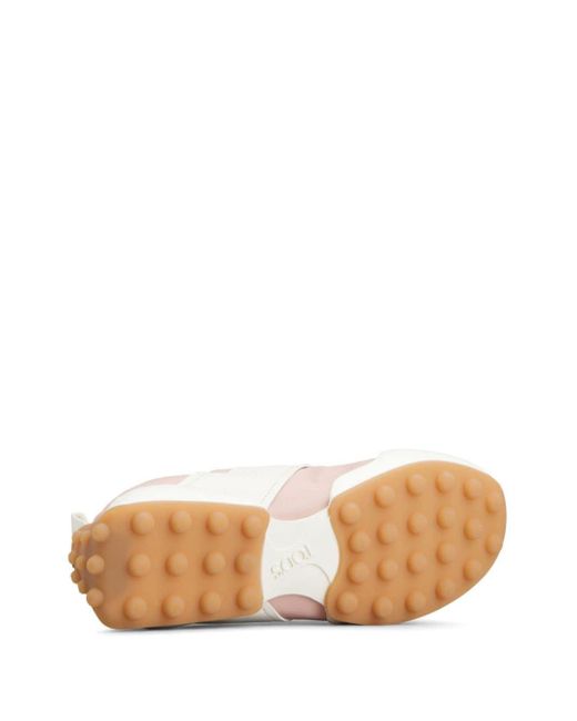 Tod's Pink Gommito Panelled Sneakers