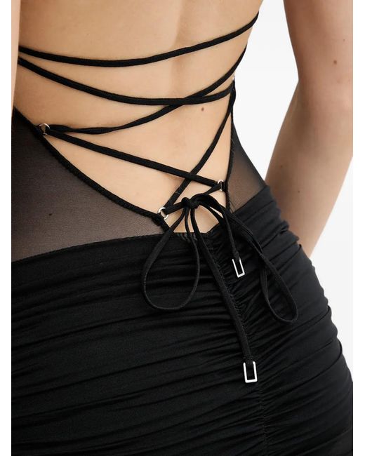 Zhilyova Black Semi-Sheer Jumpsuit