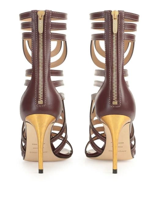 Sergio Rossi Brown Sr Agate Sandals