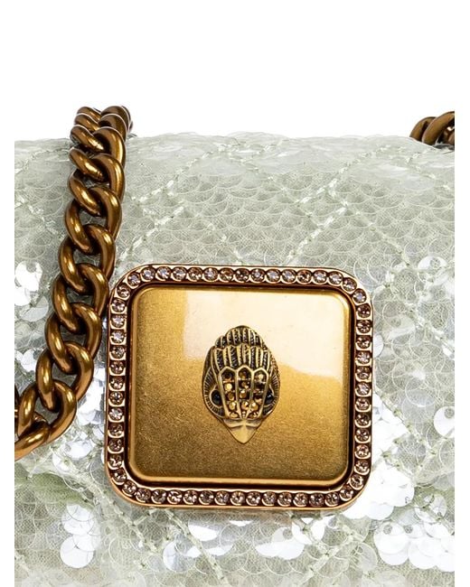 Kurt Geiger Metallic Nano Long Pimlico Shoulder Bag