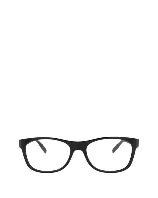 Montblanc Eckige Brille Mit Logo-Schild in Black für Herren