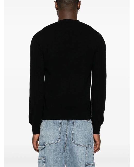 COMME DES GARÇONS PLAY Black Sweater Emblem Knit