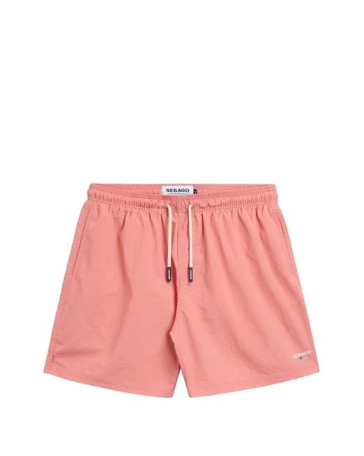 Sebago Pink Bend Knot Shorts for men