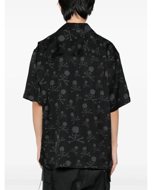 MASTERMIND WORLD Overhemd Met Print in het Black voor heren