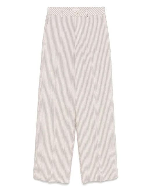 Liu Jo ストライプ パンツ White