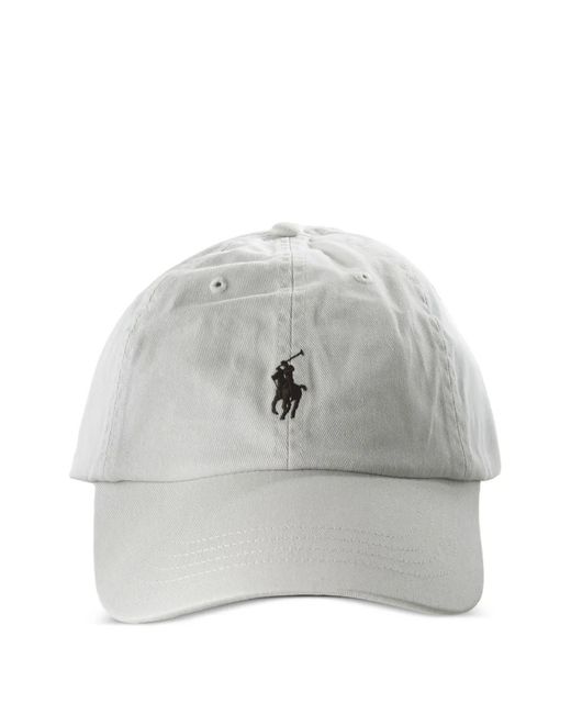 Polo Ralph Lauren Gray Logo-Embroidered Baseball Cap for men