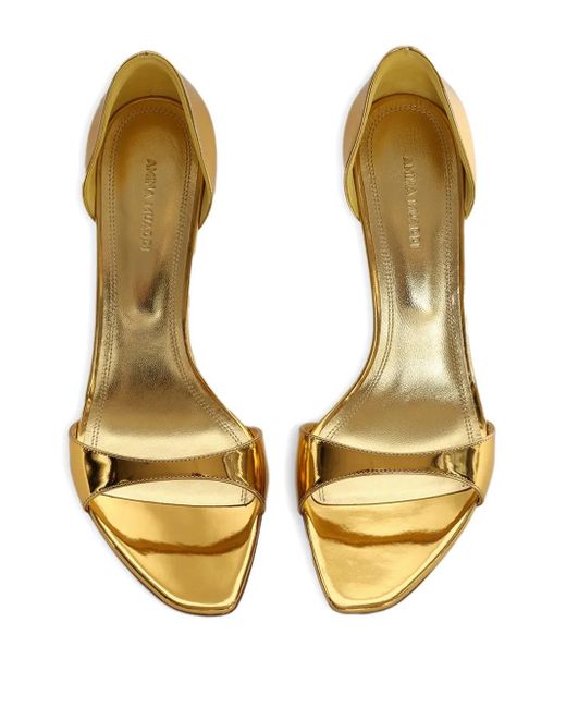 AMINA MUADDI Metallic 95mm Agnese Sandals