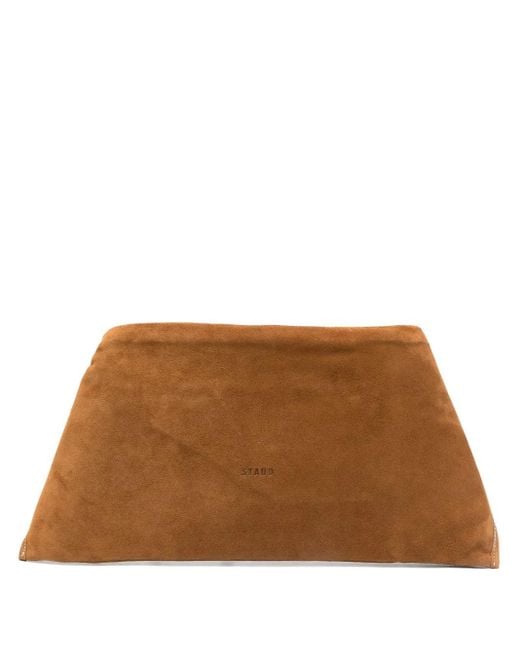 Staud Brown Jetson Clutch Bag