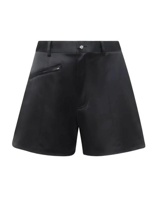 J.W. Anderson Black Zip-Pocket Tailored Shorts