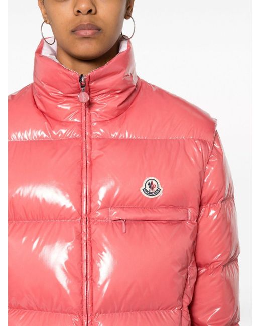 Moncler Pink Almo Puffer Jacket