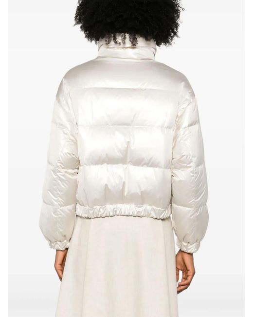 Brunello Cucinelli Natural Reversible Down Jacket M/L For