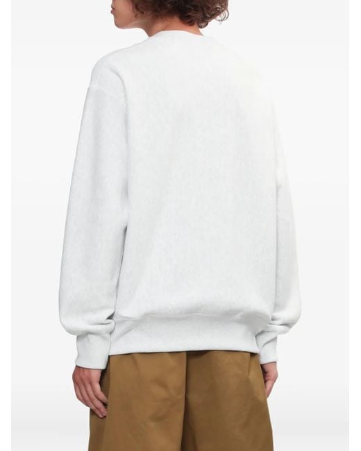 Comme des Garçons White Dead Stop Graphic Sweatshirt for men