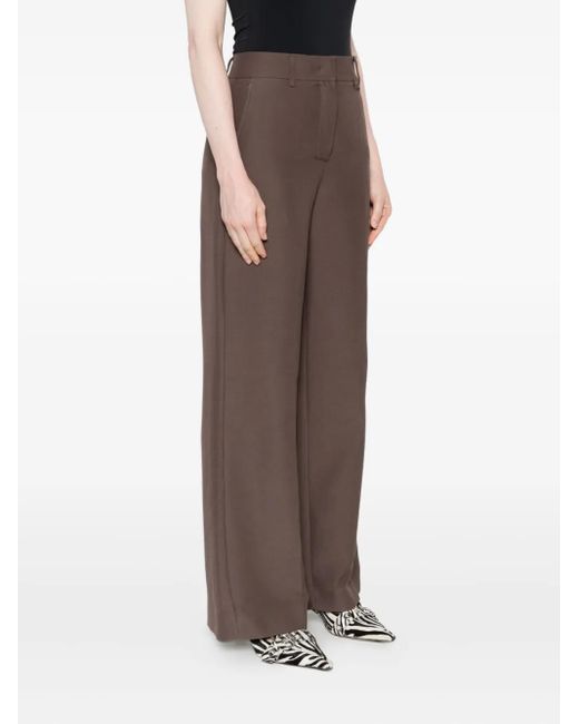 Weekend by Maxmara Gray Front-Pockets Trousers