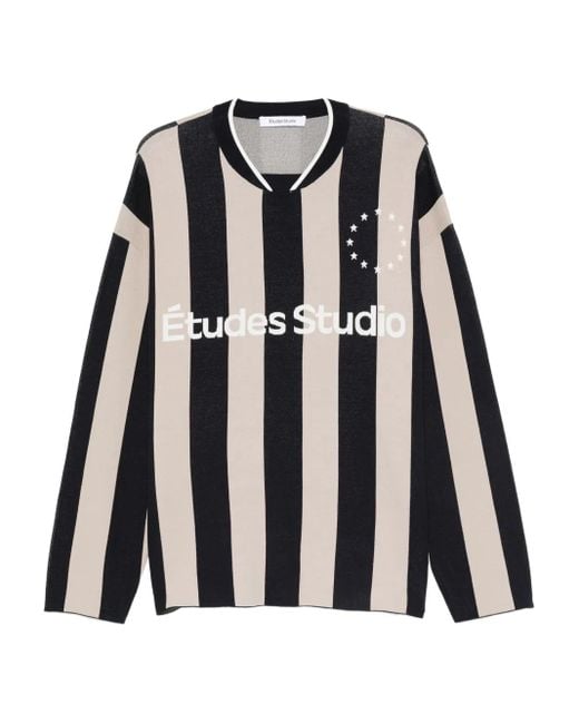 Etudes Studio Black Striped Sweater