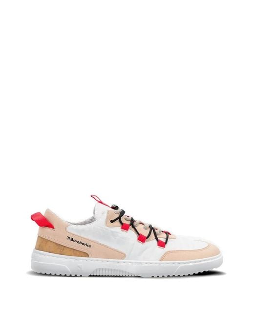 Barebarics Pink Revive Panelled Lace-Up Sneakers