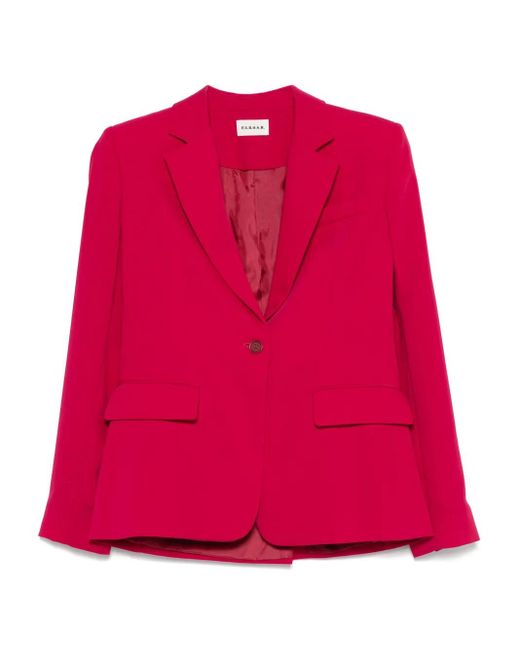 P.A.R.O.S.H. Pink Single-Breasted Blazer