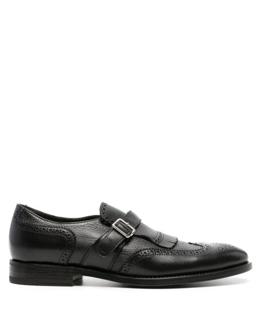 Henderson Almond-toe Leather Brogues in Black for Men | Lyst