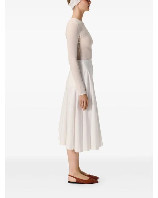 FFORME White Rio Midi Skirt