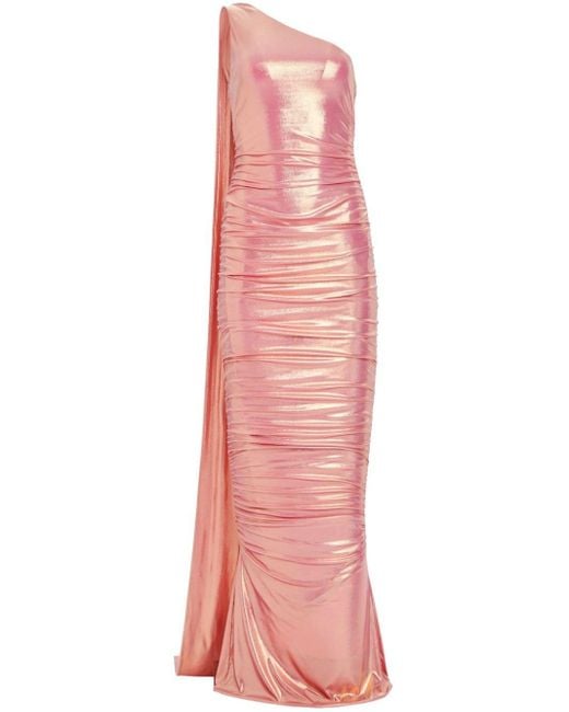 retroféte Pink Shannon Maxi-dress