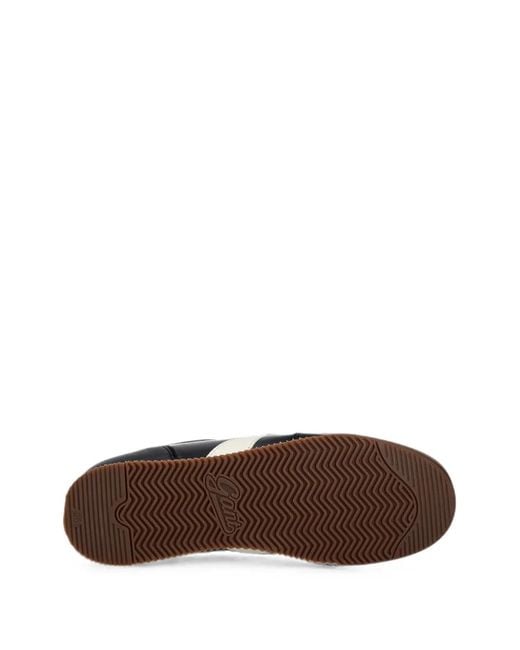 Gant Black Logo-Patch Panelled Sneakers