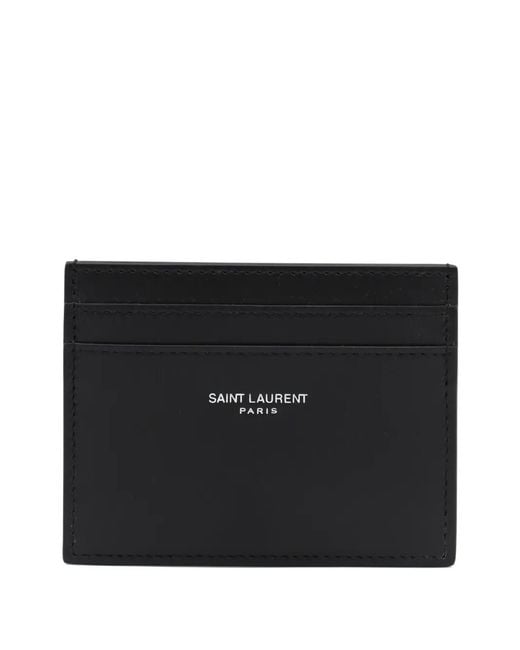 Saint Laurent Black Paris Cardholder for men