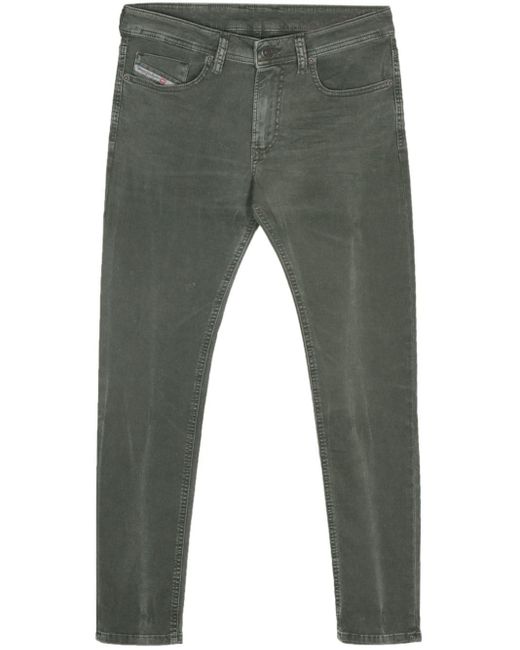 DIESEL Tief sitzende Sleenker Skinny-Jeans in Gray für Herren