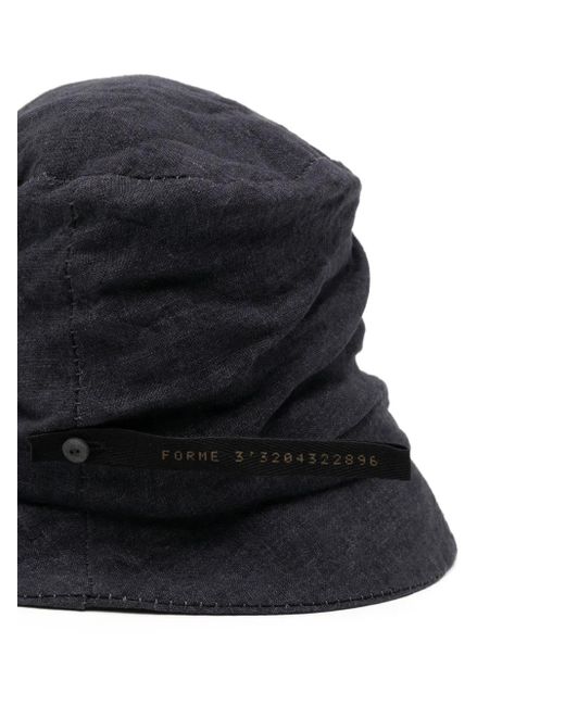 Forme D'expression Blue Tonal-Stitching Bucket Hat