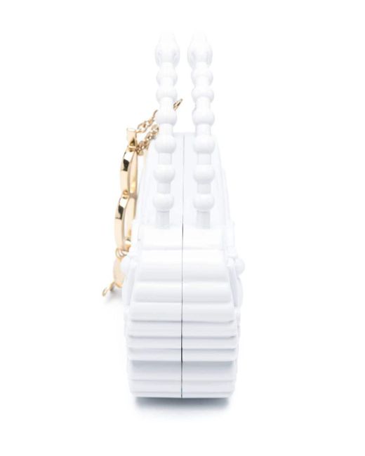 Blumarine White X Forbitches Butterfly-shaped Tote Bag