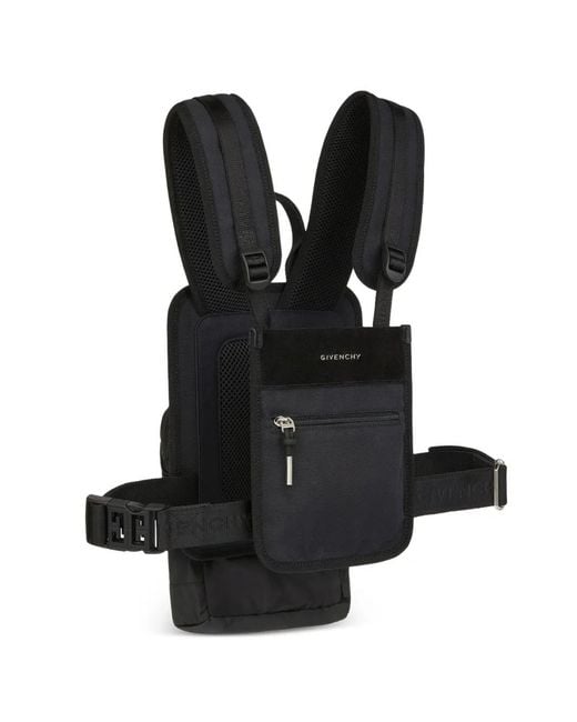 Givenchy Black Harness Backpack