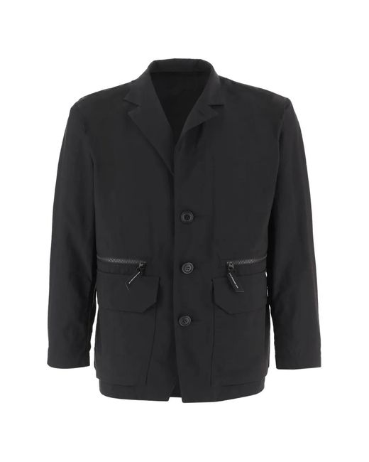 And Wander Black Zip Pocket Blazer for men