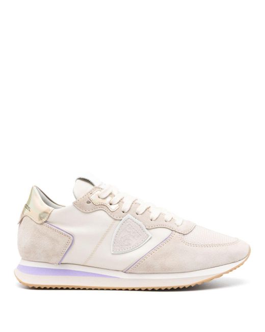 Philippe Model White Tropez Lace-up Sneakers