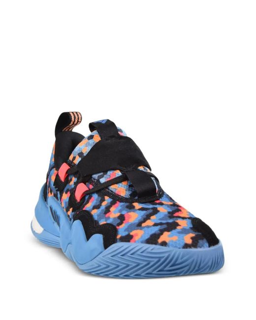 Adidas Blue Trae Young 1 Pixel Sneakers for men