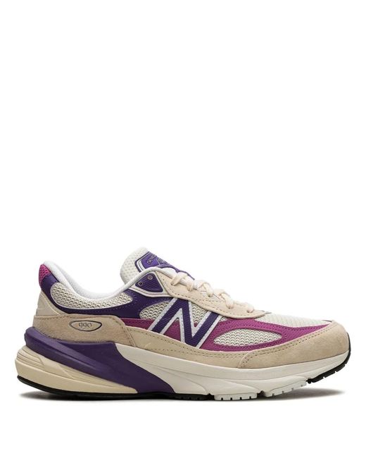 New Balance White 990V6 "Made