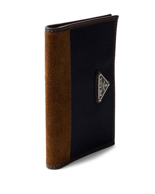 Prada Multicolor Triangle-Logo Card Holder for men