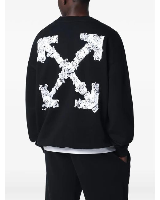 Off-White c/o Virgil Abloh Blue Arrows Skate Crew-Neck Sweater for men
