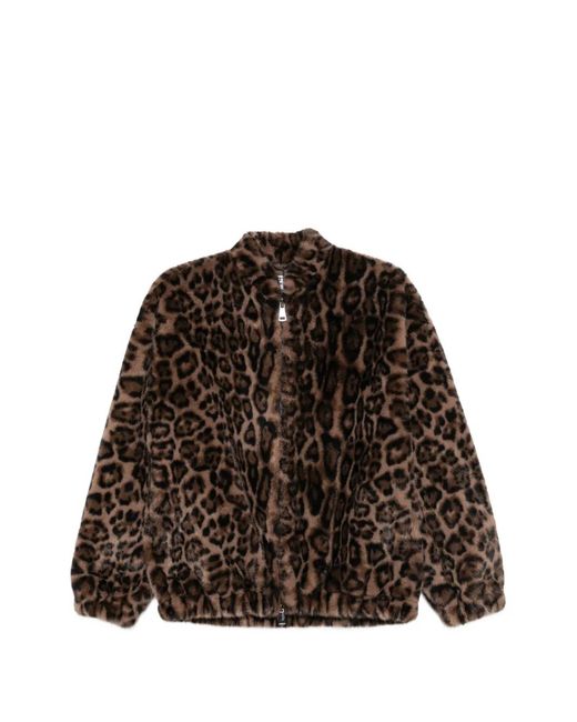 Betta Corradi Brown Leopard-Print Jacket