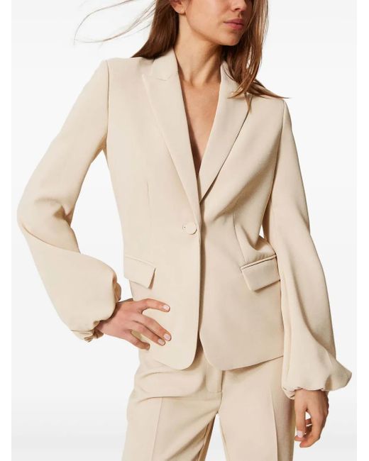 Twinset Natural Crêpe Jacket