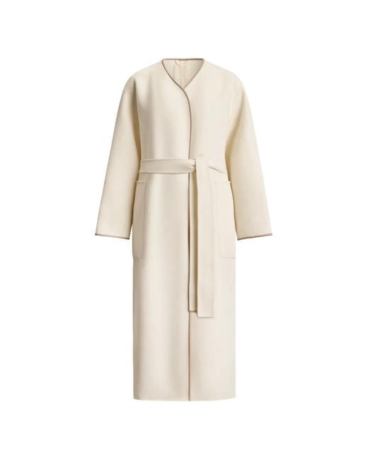 12 STOREEZ Natural Angie Belted Coat