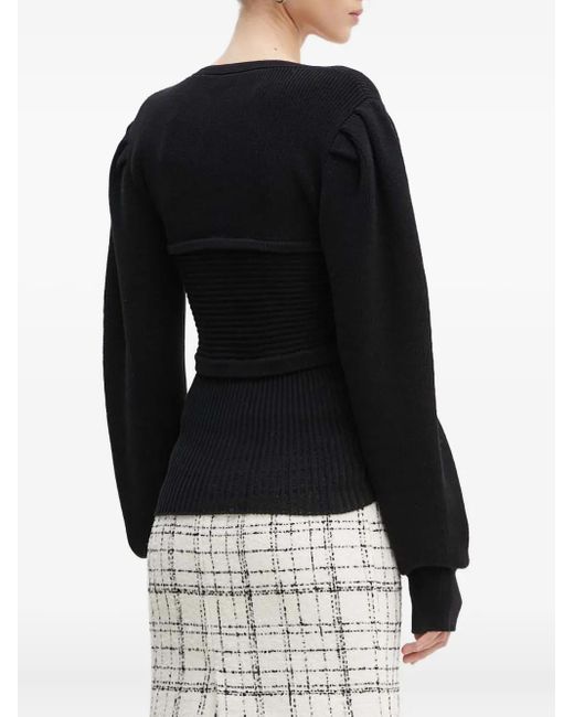 IRO Black V-Neck Sweater