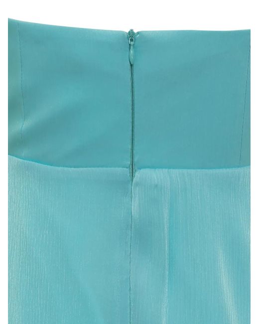 ACTUALEE Blue Halterneck Maxi Dress